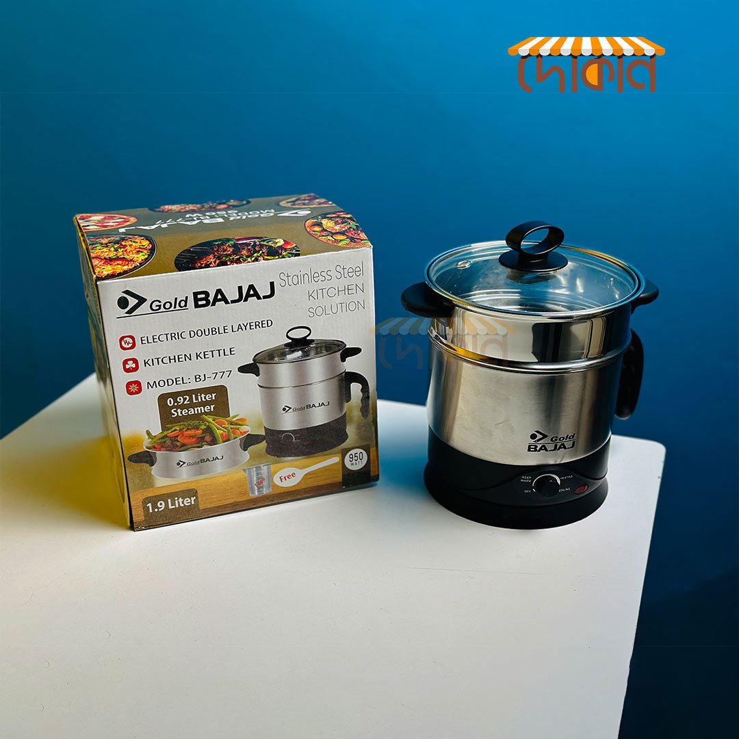 Gold Bajaj BJ-777 Electric Kitchen Kettle