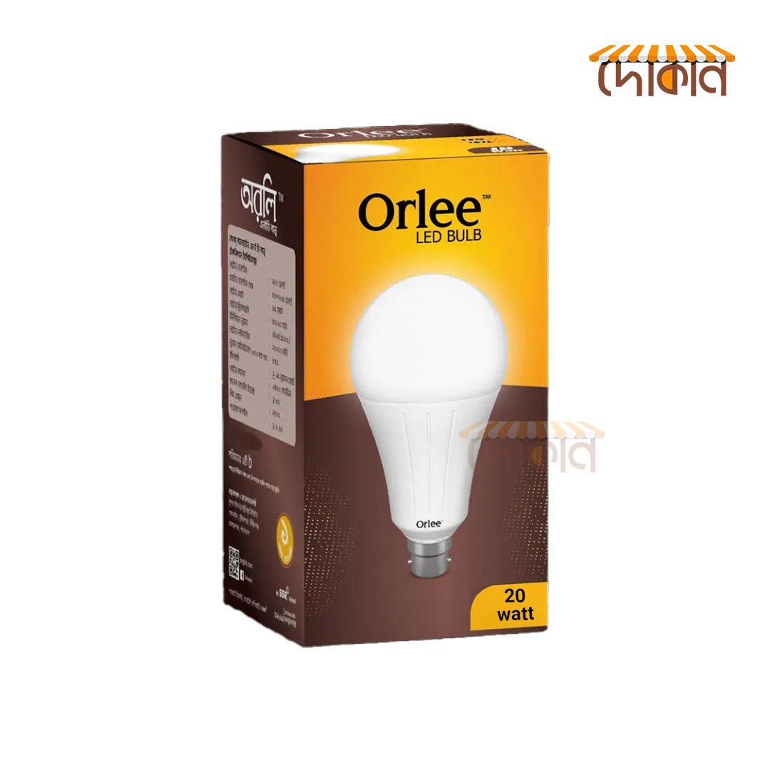 Orlee AC LED Buld (20 Watt) Pin (B22)