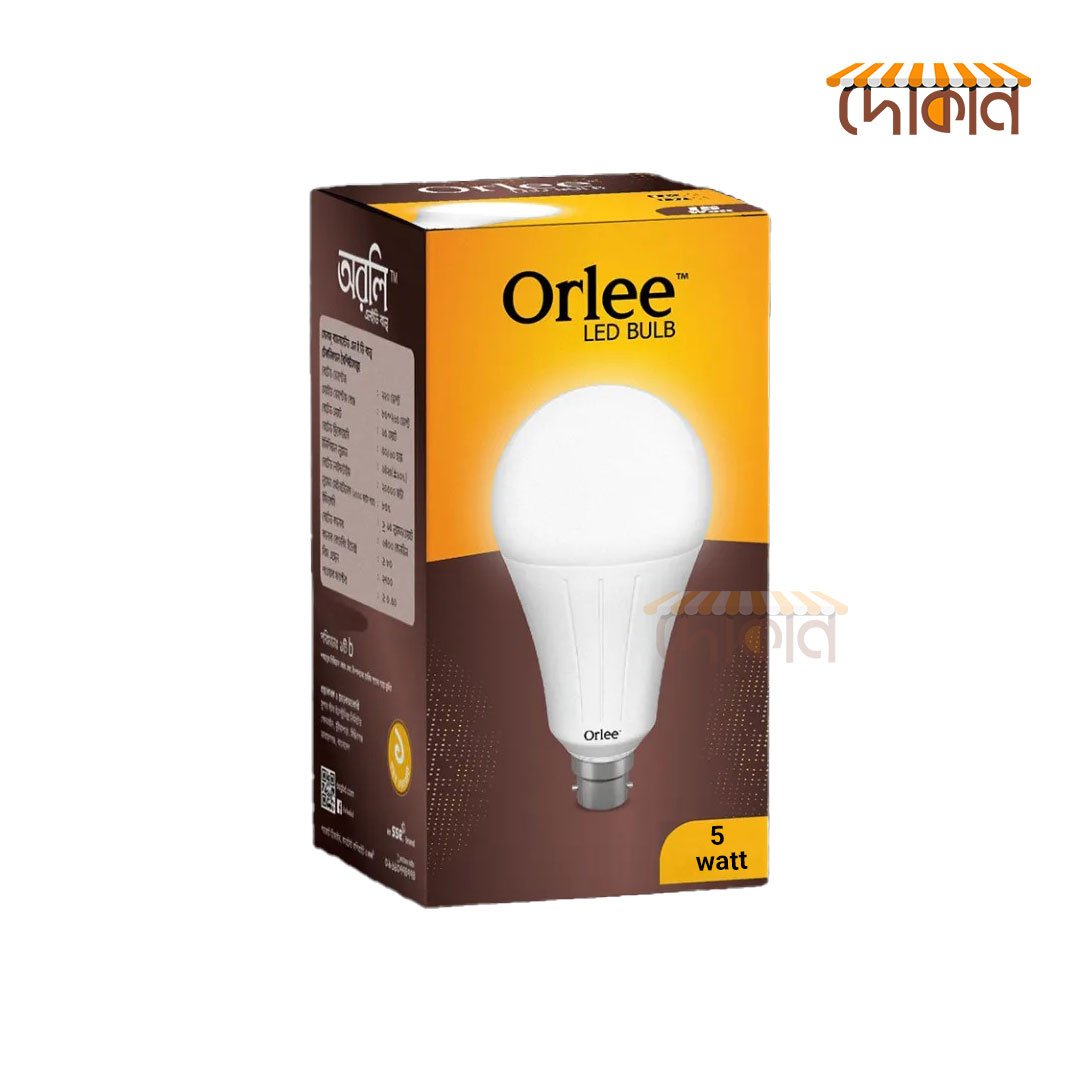 Orlee AC LED Buld (5 Watt) Pin (B22)