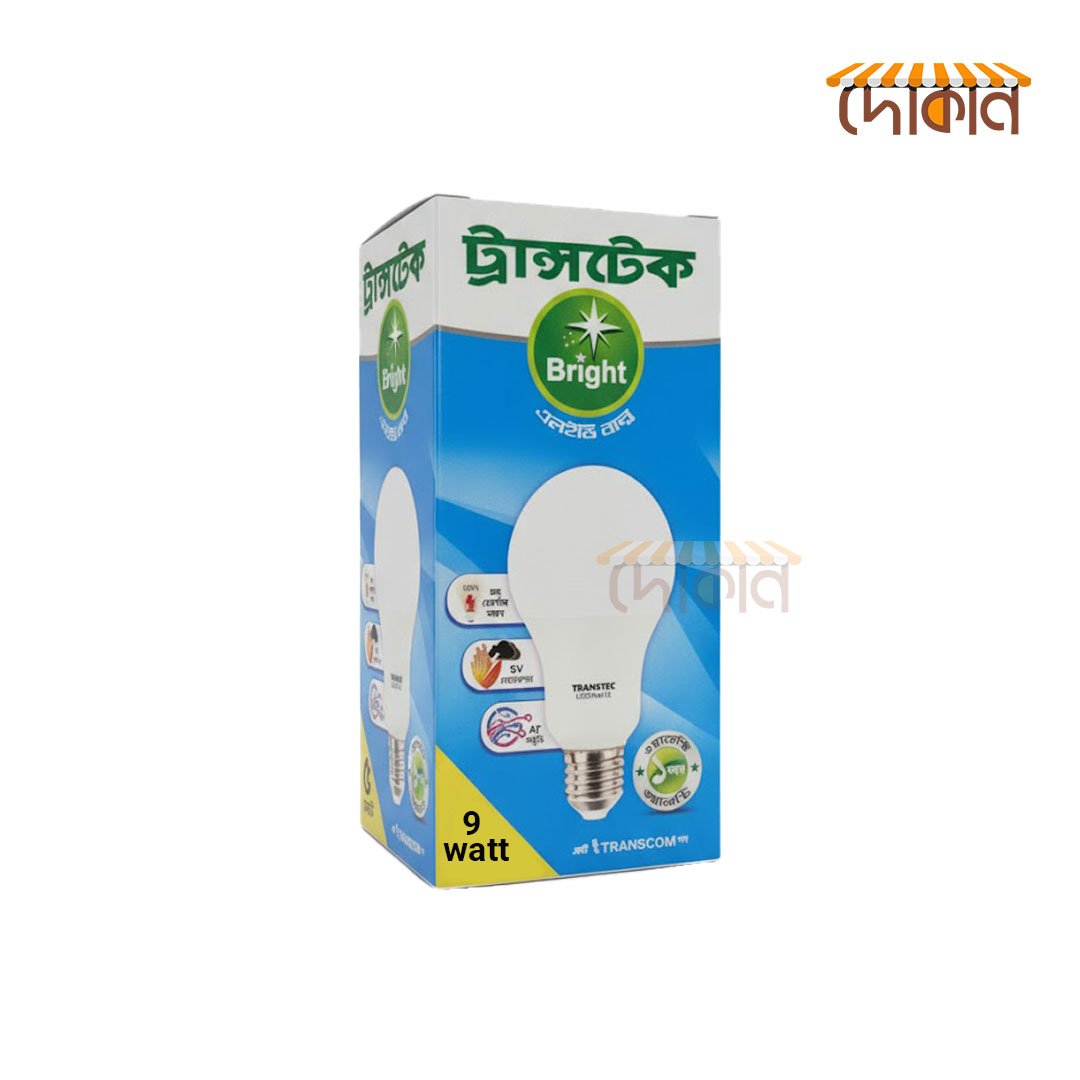 Transtec AC LED Buld (9 Watt) Pin (B22)